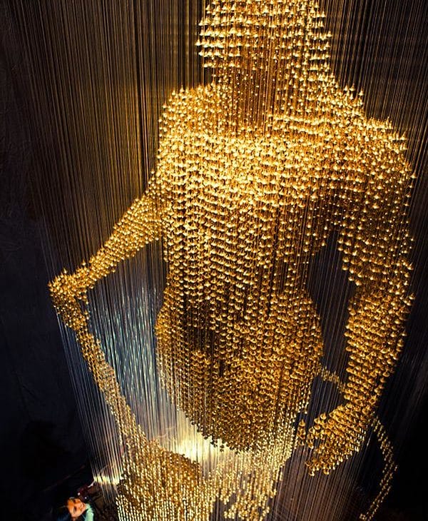 Lord Hanuman made of 26,000 bells