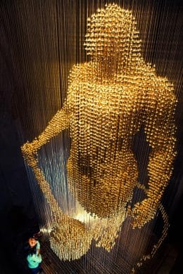 Lord Hanuman made of 26,000 bells