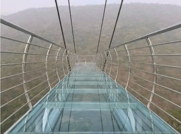 glass bridge in India