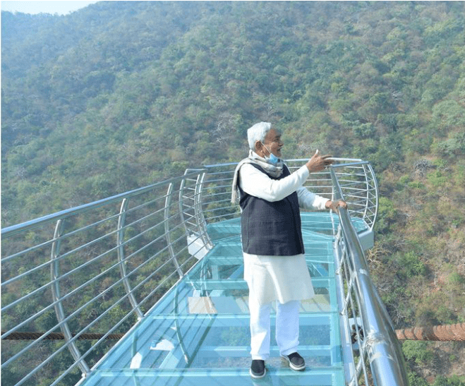 glass bridge in India