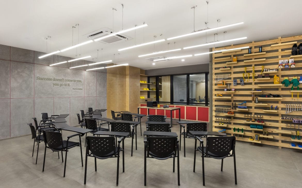 Ar. Natasha Aggarwal designed the PCJF Skill Development Center in Mumbai 4 Studio NACL