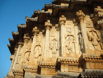 The Amazing Zodiacal Pillars (Rashi Stambhas) - Vidyashankara Temple