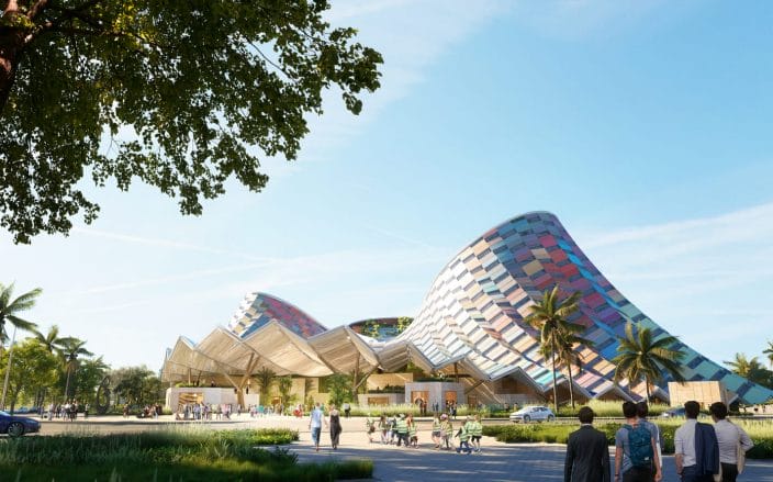 Heatherwick Studio designs performing arts center in China just like a Volcano 4 performing arts center