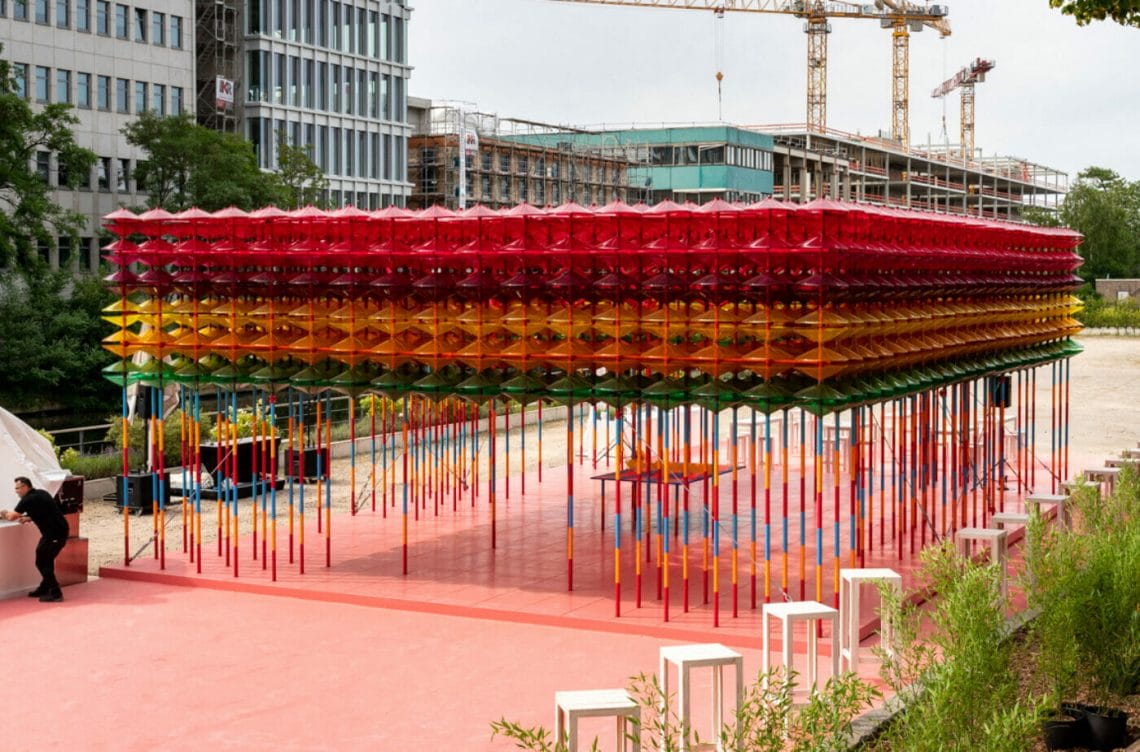 ‘Filtered Rays’ A Permanent Installation Designed by Yinka Ilori Set Up in Germany’s Berlin