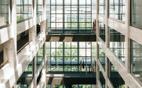 Use of Light, Ventilation, and Open Spaces in Biophilic Hospital Design