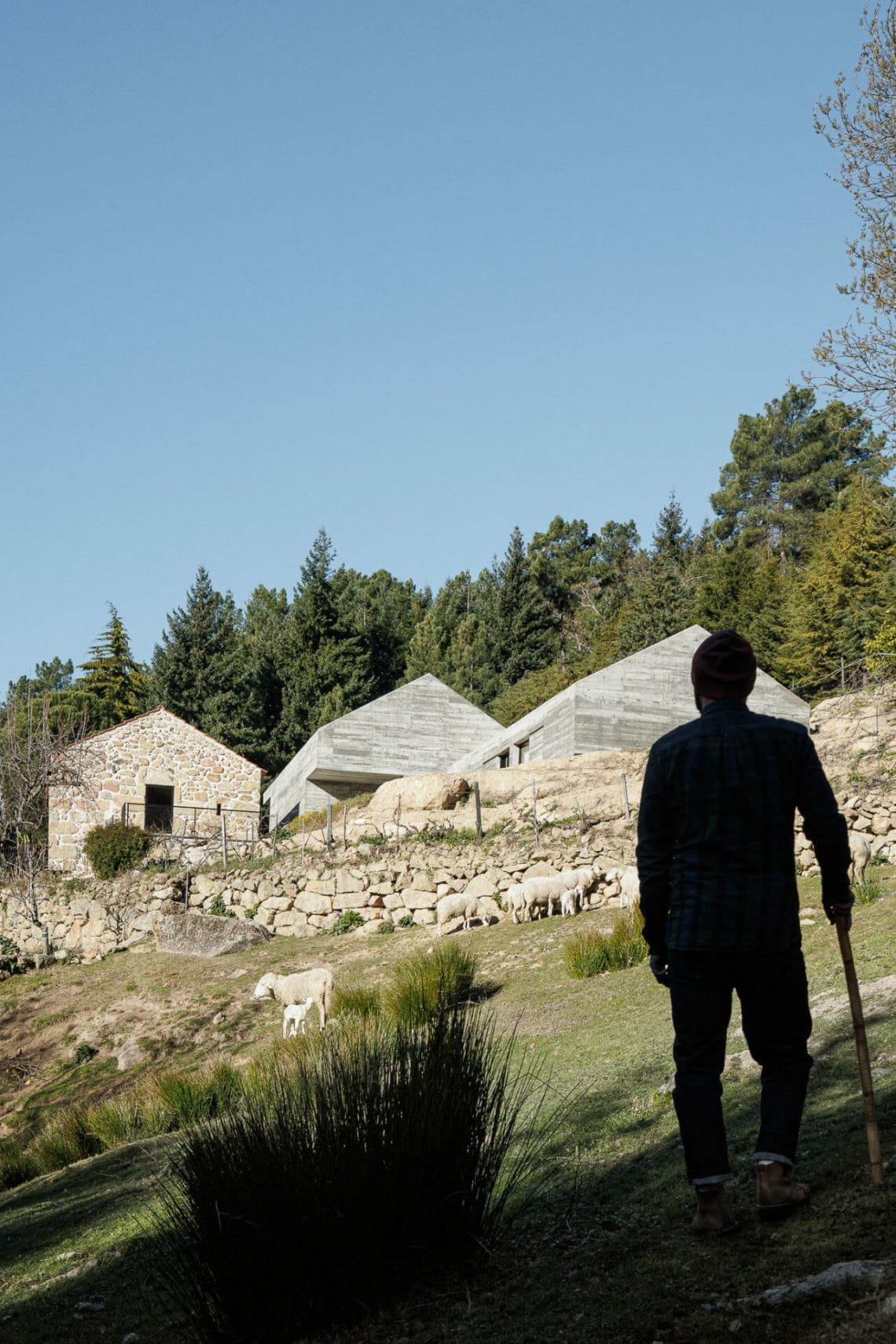 Casa NaMora The Farmhouse in Portugal that marries Granite and Concrete 
