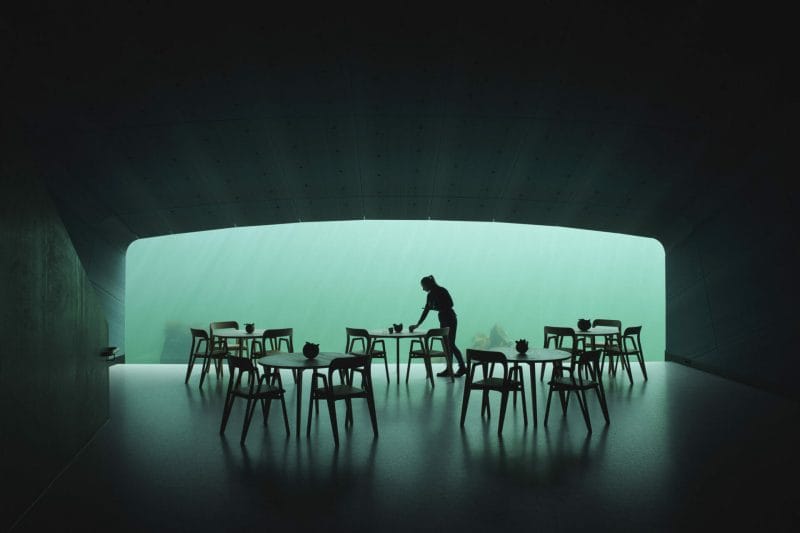 Underwater Restaurant Designed by Snøhetta Is the First of its Kind in Europe