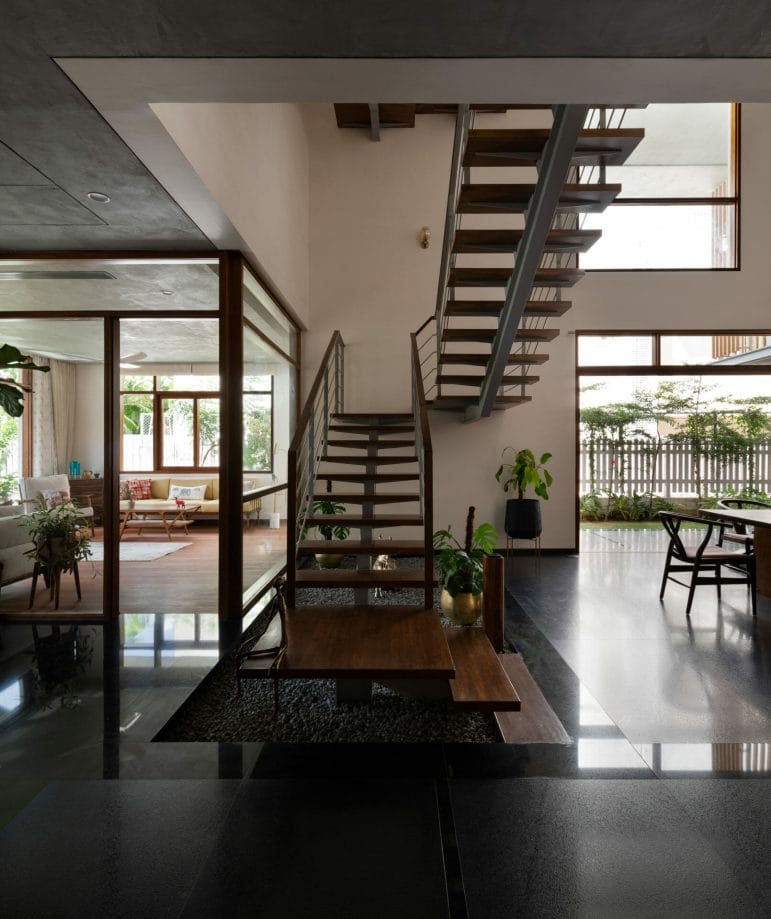 Vaswani residence by Studio Motley creating statement amidst alikes 8 Vaswani Residence by studio motley