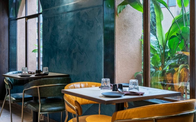 Misbah Kapadia of Design Konstruct reimagines the indigo blue and turns it into a shade of sophistication