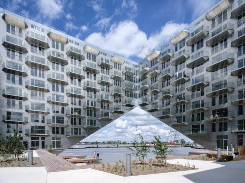 Sluishuis by Bjarke Ingels and Barcode architects blooms as an innovative housing concept