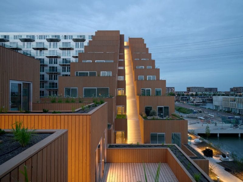 Sluishuis by Bjarke Ingels and Barcode architects blooms as an innovative housing concept
