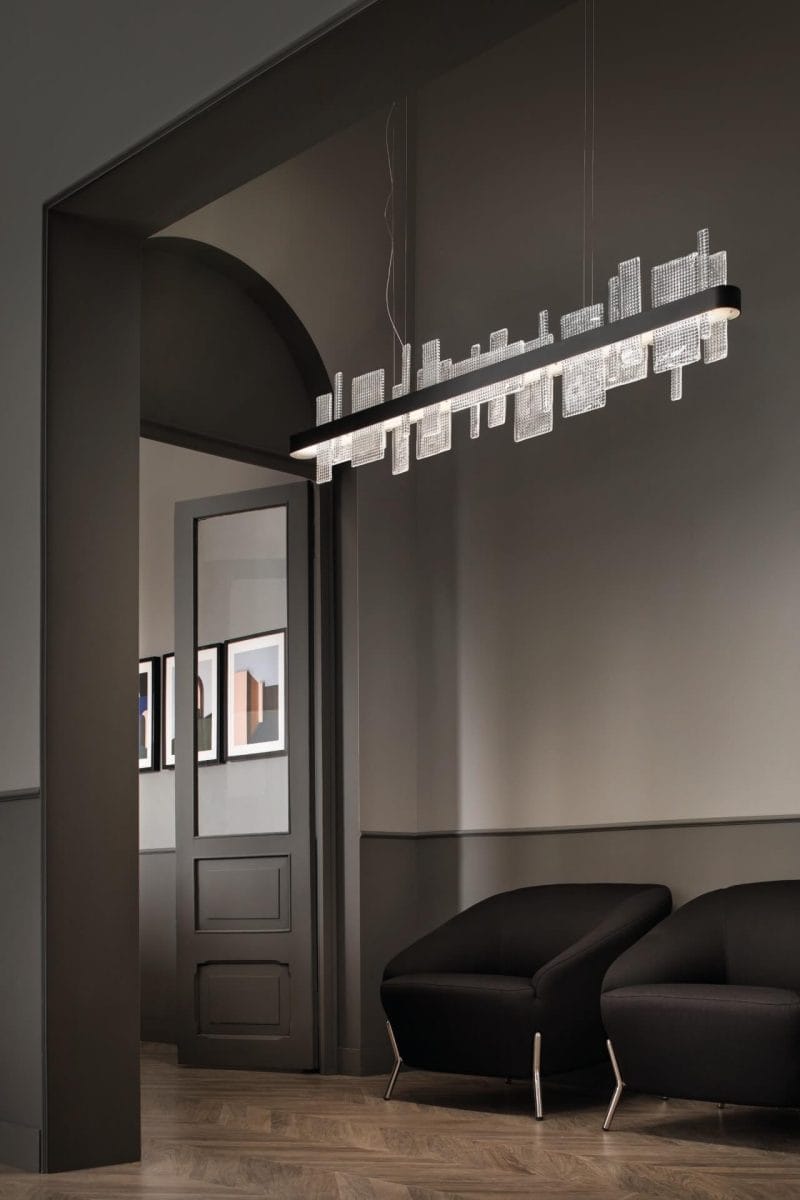 ‘Ribbon’ a montage of lights by Oriano Favaretto in collaboration with Maseiro