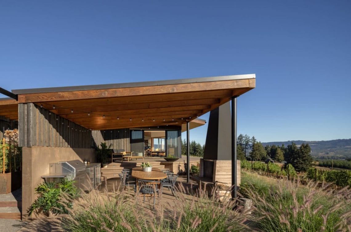 Big Fir Vineyard is a collision of multiple spaces forming a paradise