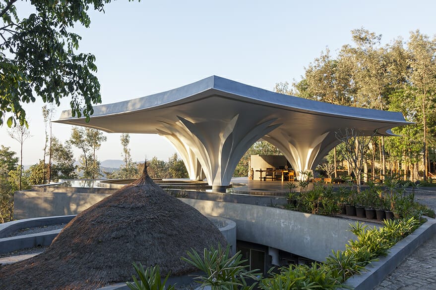 The Java Rain Resort by Cadence architects diffuses the notion of formal villas