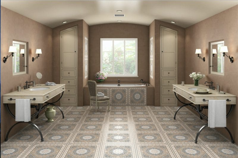Persian Tiles Collection by Antica Ceramica creates a visual desire of new space