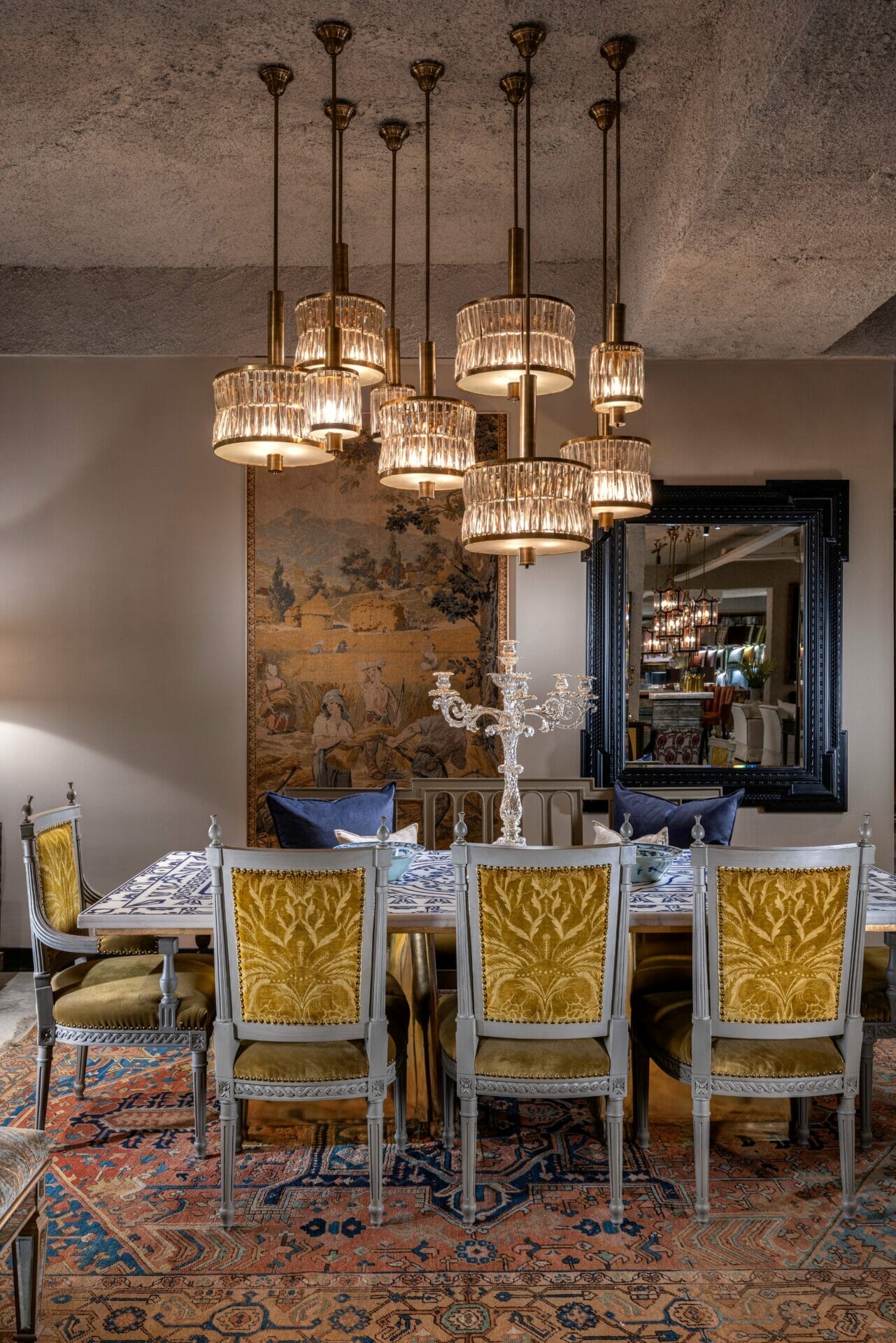 Beyond Designs introduces an intimate yet artistic Dining space