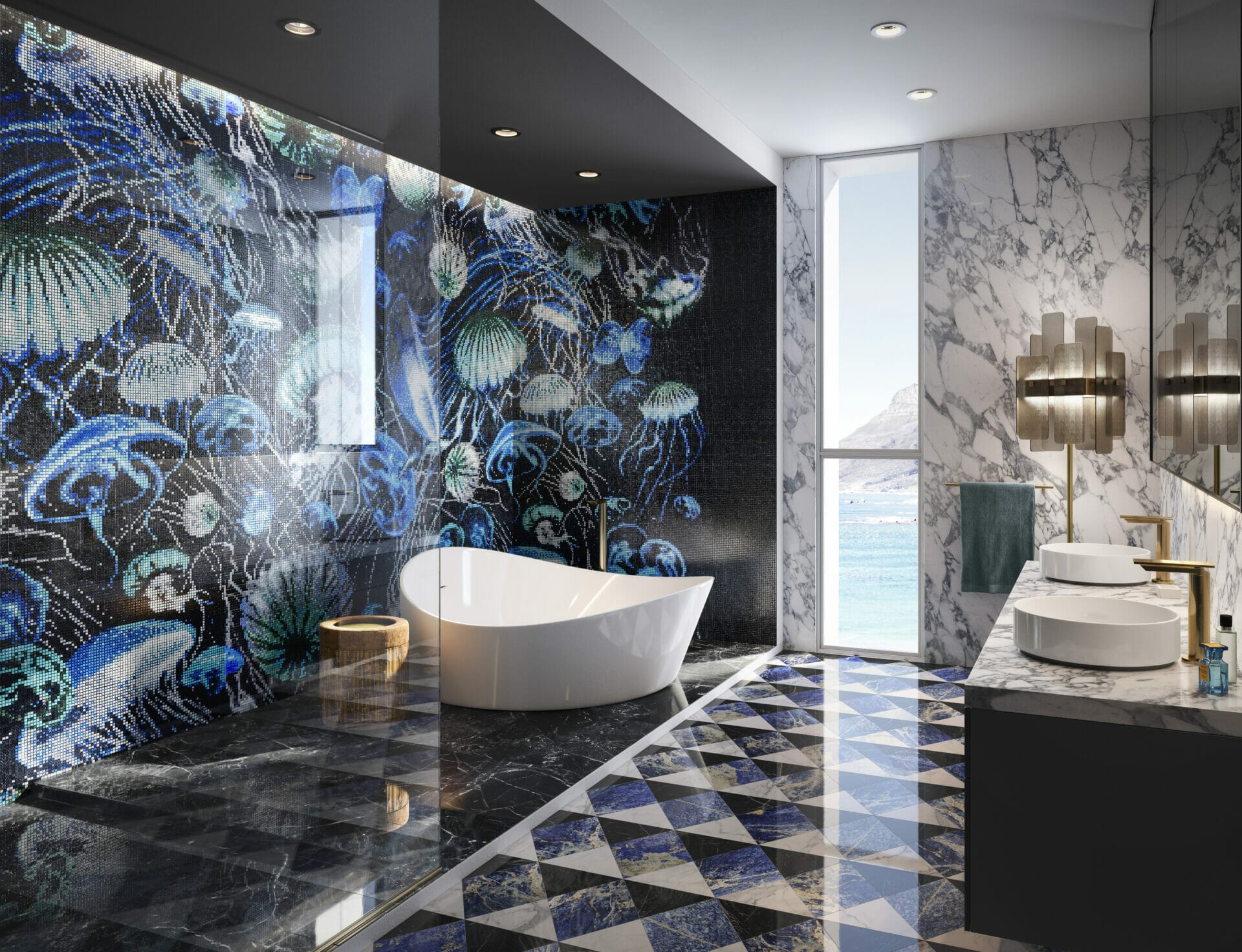 Bring Art and Glamour to your Bathrooms with SICIS