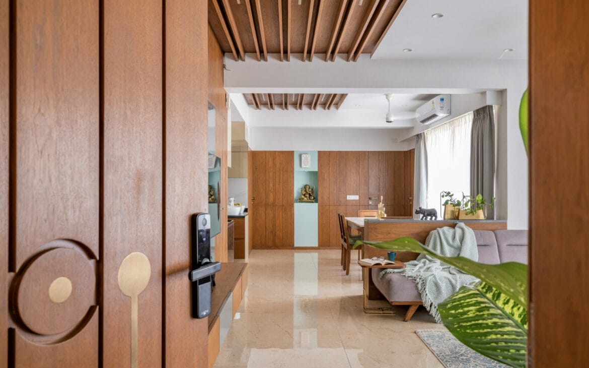 1500 sqft Home in Ahmedabad Seamlessly Marrying Functionality with Aesthetic Appeal 1 1 ENTRANCE