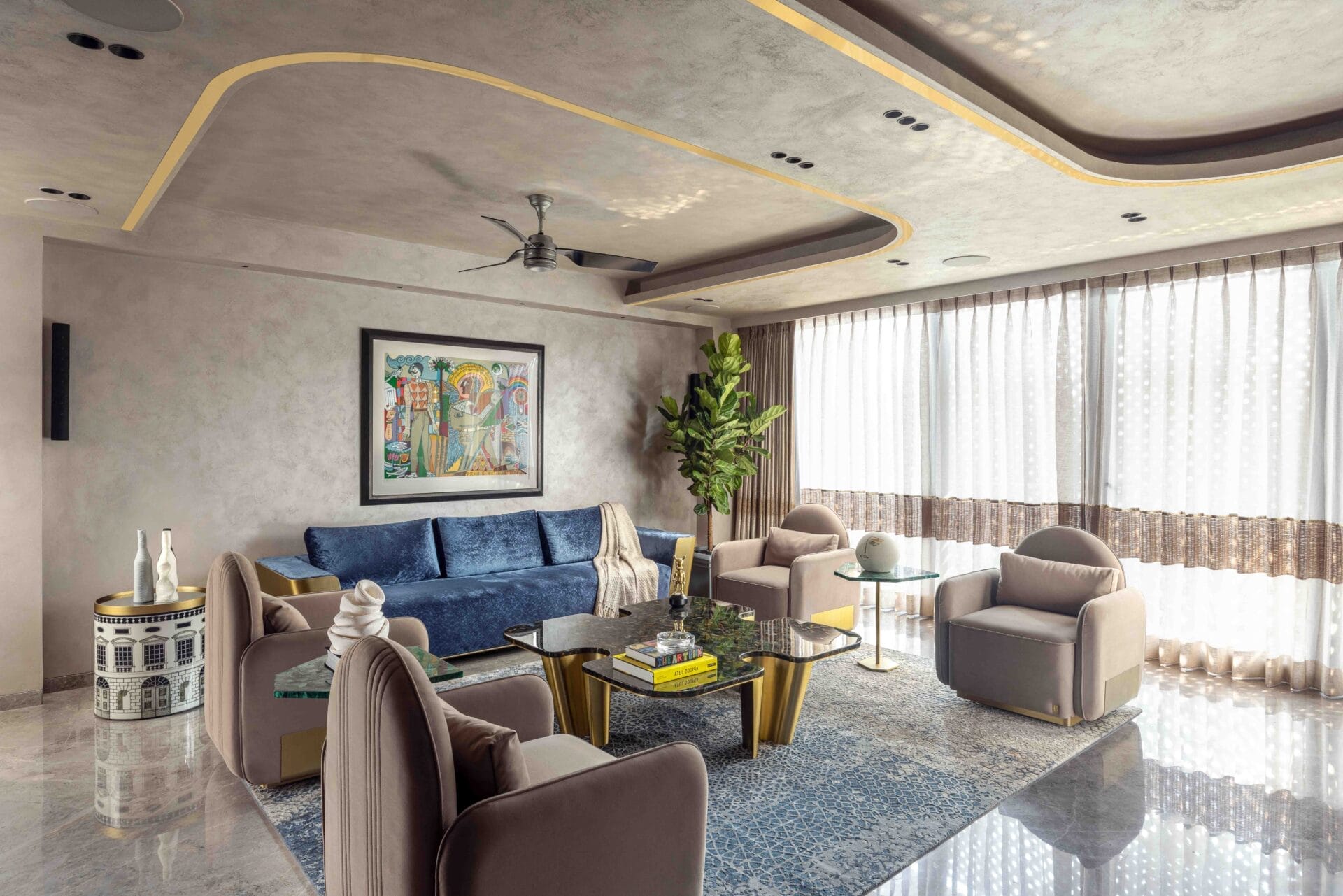 New Delhi Penthouse: A Blend of Subtlety and Elegance for Luxurious Living 1 New Delhi Penthouse