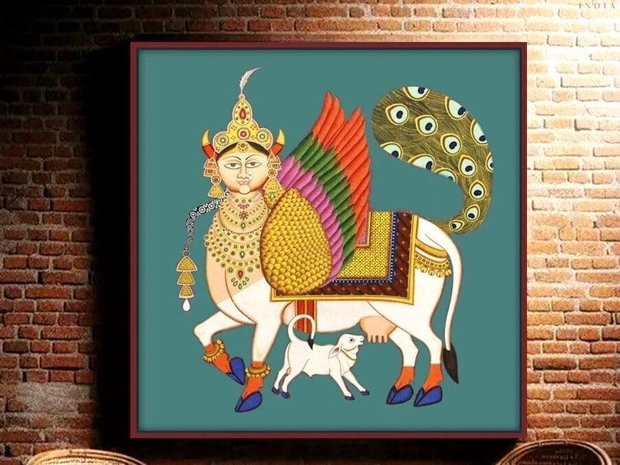 17 Must-Have Paintings as per Vastu to Bring Positive Energy to Your Living Room 15 Kamdhenu Paintings