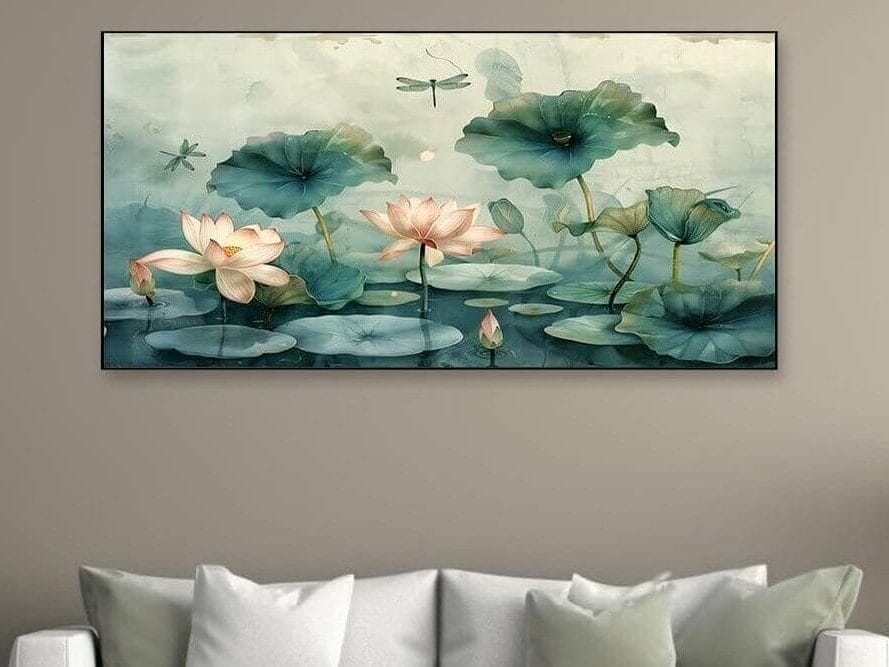 17 Must-Have Paintings as per Vastu to Bring Positive Energy to Your Living Room 6 Floral Paintings