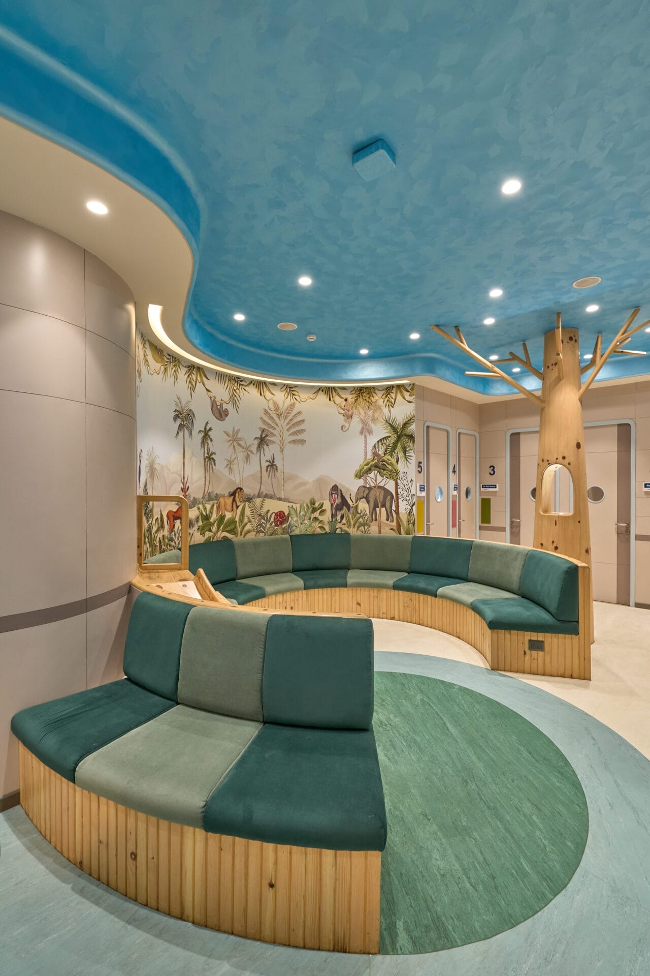 CCAW Clinic in Delhi a New Benchmark in Therapeutic Architecture designed by Arch. Neten and Arch. Ritika of NGA INKIN 4 CCAW Clinic in Delhi Sets a New Benchmark in Therapeutic Architecture for Neurodiverse Children17